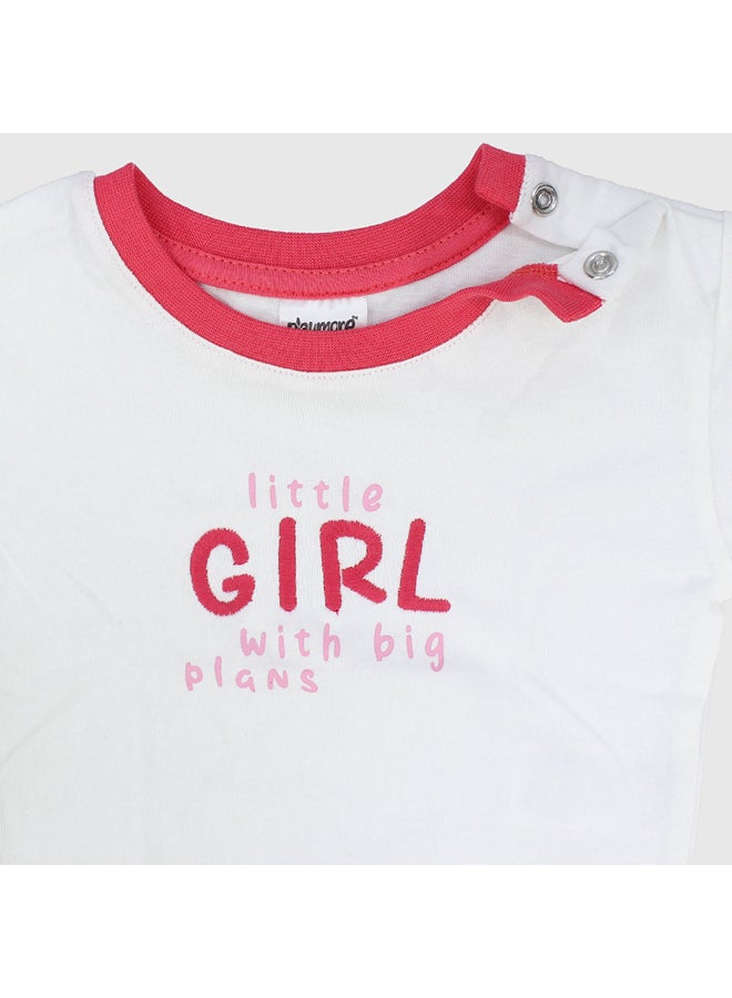 playmore "Little Girl With Big Plans" Short-Sleeved T-Shirt  - Image 2