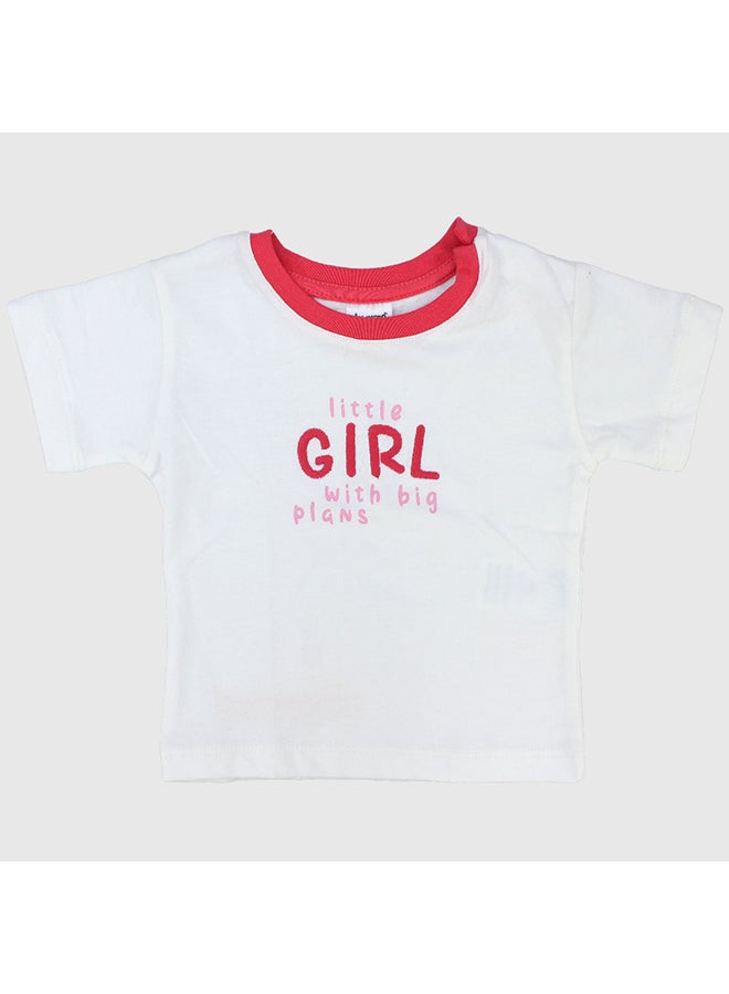 playmore "Little Girl With Big Plans" Short-Sleeved T-Shirt  - Image 1