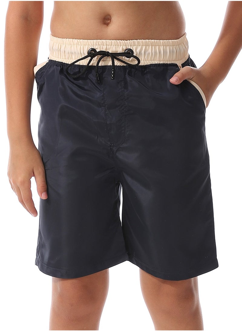 Caesar - Boys Swim Short With Multi Design - Image 1