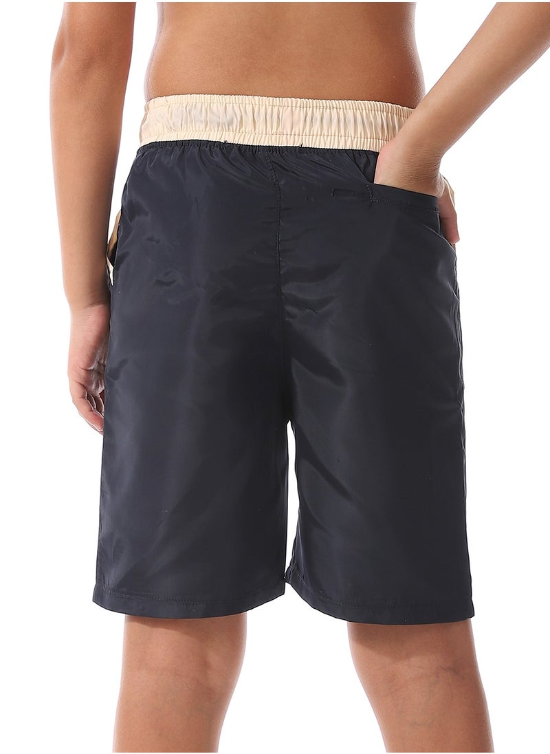 Caesar - Boys Swim Short With Multi Design - Image 1