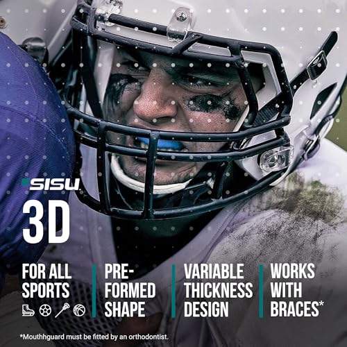 SISU 3D Youth Mouthguard, Charcoal Black - Pre-Formed, Easy Fit Protection for Lacrosse, Football, Hockey, Team Sports - Remoldable Up to 20 Times - Non Toxic - Image 2
