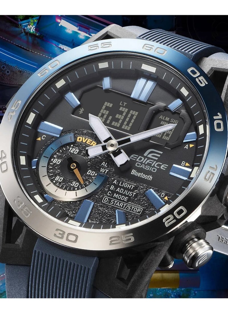 CASIO - EDIFICE SMARTPHONE LINK SOSPENSIONE MEN WATCH ECB-40NP-1ADF - Image 1