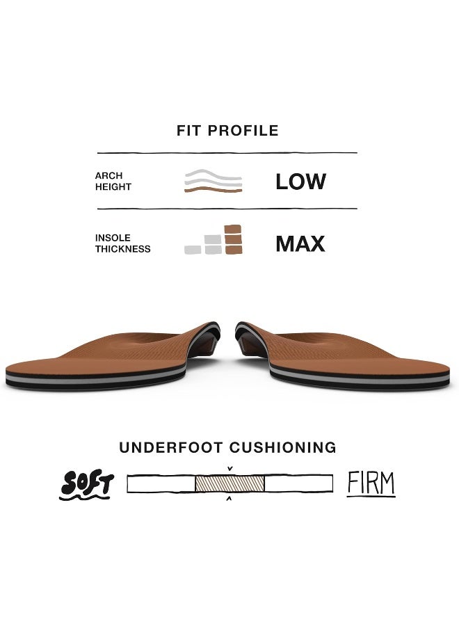 Superfeet All-Purpose Memory Foam Support Insoles - Trim-To-Fit Cushioned Arch Support Shoe Insert - Professional Grade - 13.5-15 Men - Image 3