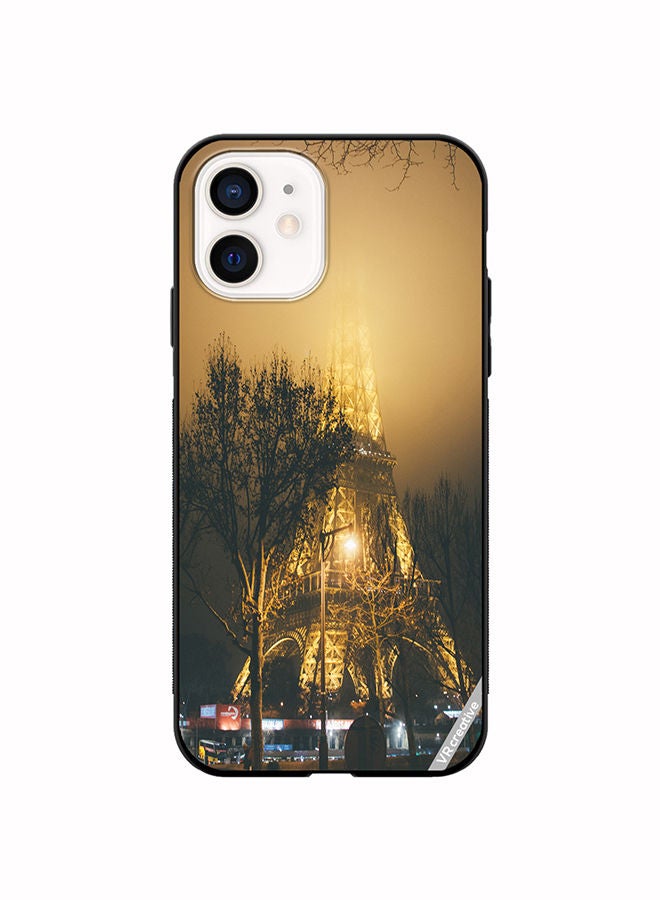 VR CREATIVE Protective Case Cover For Apple iPhone 12 mini Eiffel Paris Design Multicolour - Image 1