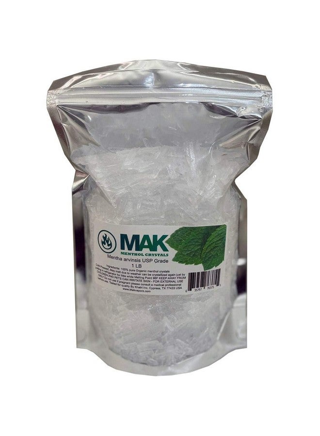 Mak Menthol Crystal 1 LB - Pure Organic 100% Natural - Menthol Crystals from Mint Crystal Mints Mentha Arvensis - Comes in Resealable Standup Bag for Long-Lasting Freshness - Image 4