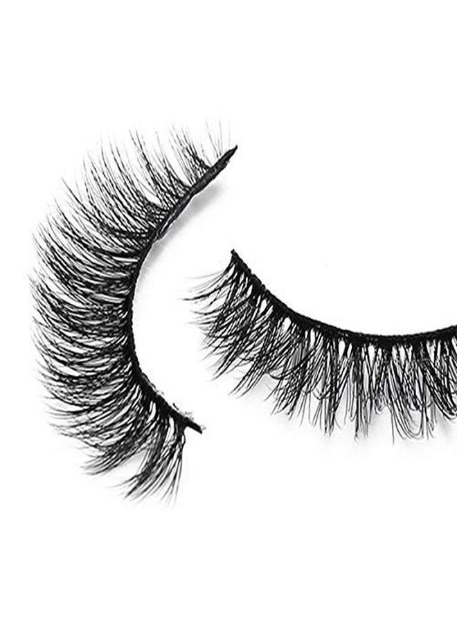 سوش رموش صناعية مستوردة من SoSh، علبة واحدة تحتوي على زوجين (إجمالي 6 أزواج)، رموش صناعية سوداء كثيفة، نصائح للمكياج، مكياج سموكي طبيعي، رموش صناعية طويلة، 6 أزواج من الرموش مع 2 غراء مجاني. - Image 1