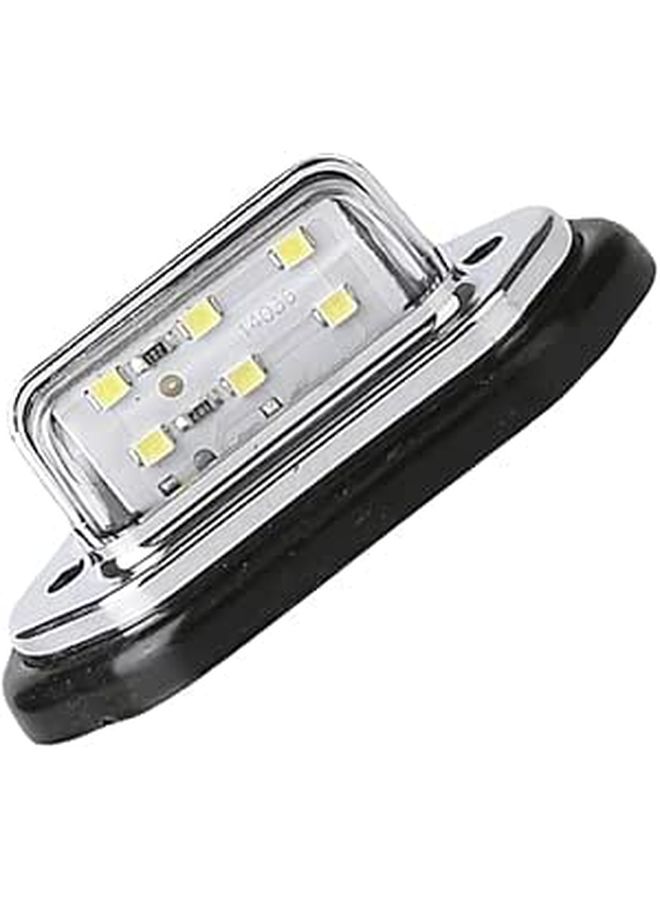 2 قطعة لمبات LED داخلية للسيارة، إضاءة جانبية للوحة الترخيص، مصابيح صندوق الأمتعة، أداء عالي من مادة ABS. - Image 1