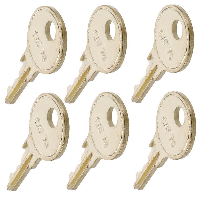 6PCS Paper Towel Dispenser Key Toilet Paper Dispenser Key Universal Replacement for Toilet Dispensers Compatible for GAMCO B 263 - Image 5