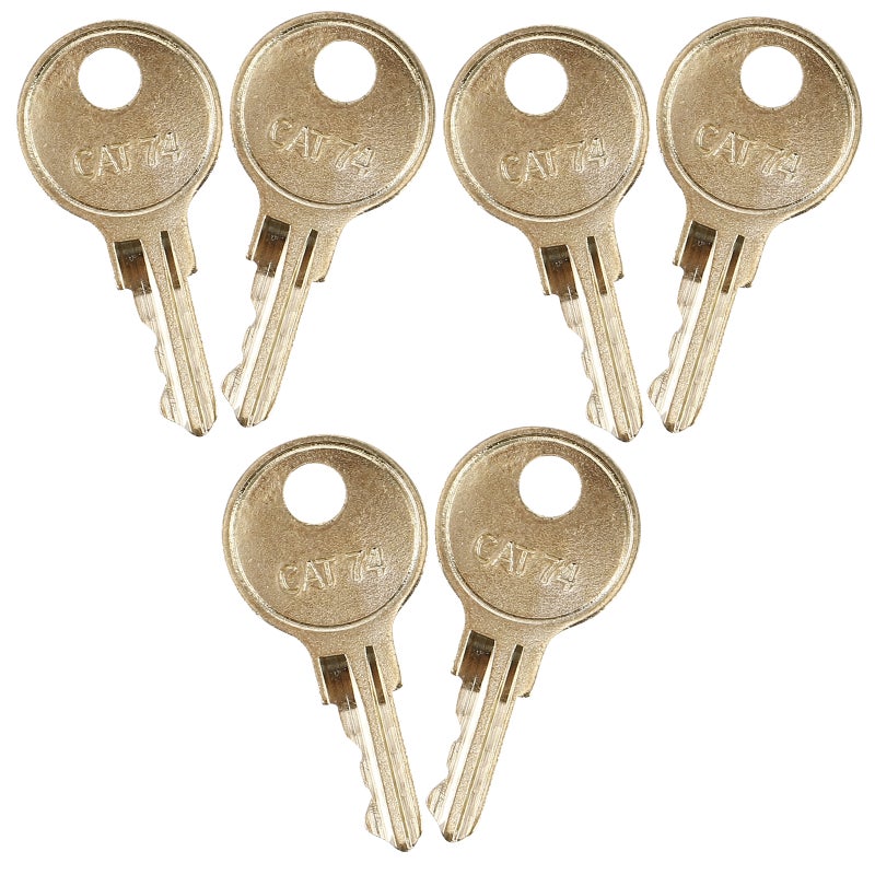 6PCS Paper Towel Dispenser Key Toilet Paper Dispenser Key Universal Replacement for Toilet Dispensers Compatible for GAMCO B 263 - Image 1