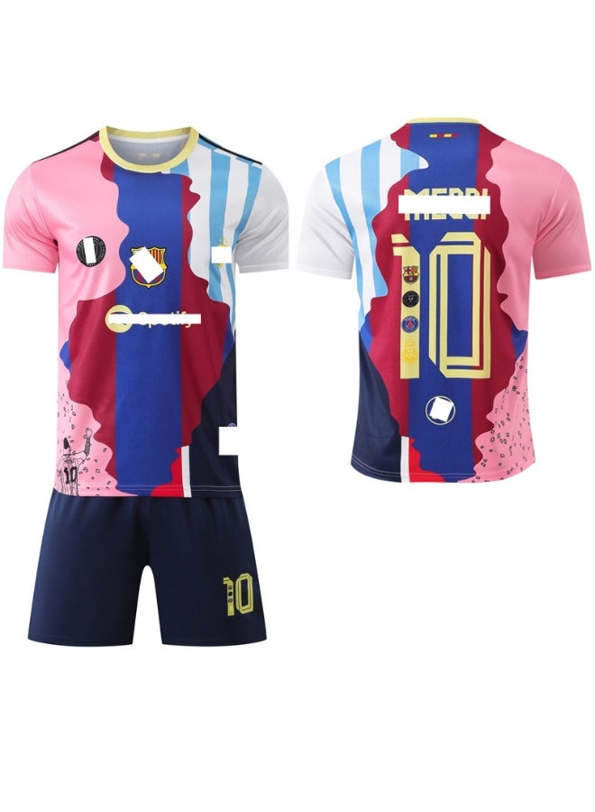 Nariele New Retro Sports T-Shirt Commemorative Edition Club Football Suit Set - Image 1