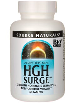 Source Naturals HGH Surge 50 Tablets Growth Hormone Enhancer  - Image 1