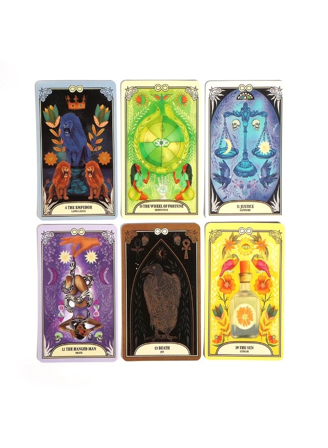 NIBEMINENT Crystal Magic Tarot Cards: Understand and control your destiny through the 78 Tarot cards. Tarot card series PDF guidebook, magical cards, video game. - Image 2