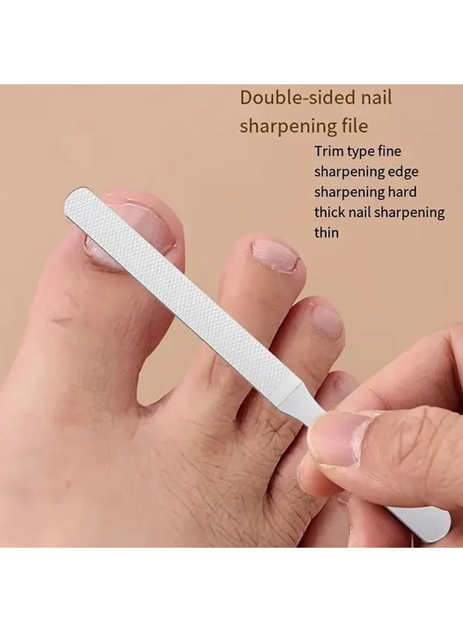 4 Pieces Pedicure Tool Set Shaver Nail Clipper Ingrown Toenails Extractor Home Salon Use - Image 3
