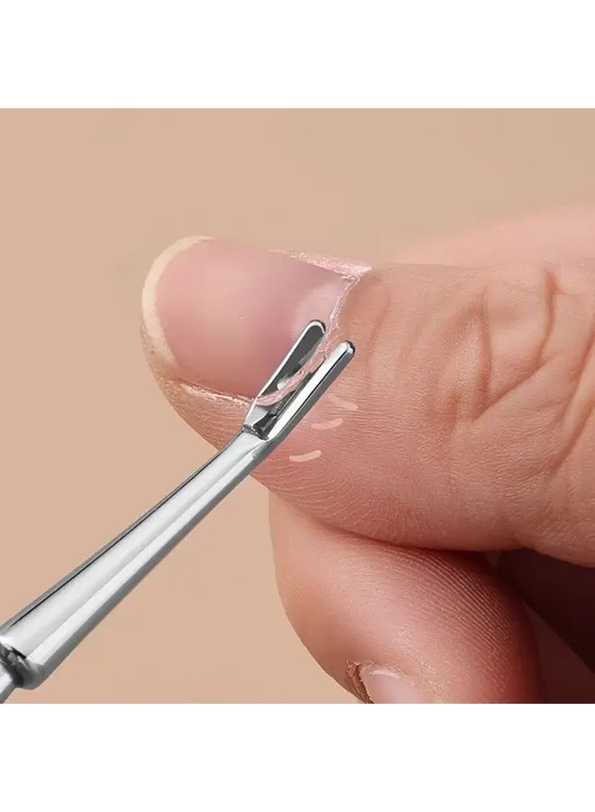 4 Pieces Pedicure Tool Set Shaver Nail Clipper Ingrown Toenails Extractor Home Salon Use - Image 2