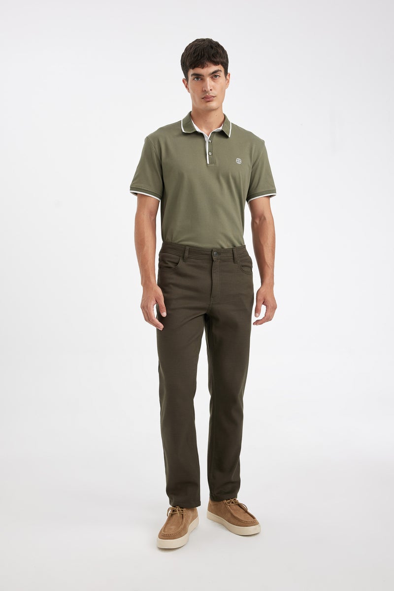 DeFacto Man New Regular Fit Pique Polo T-Shirt - Image 5