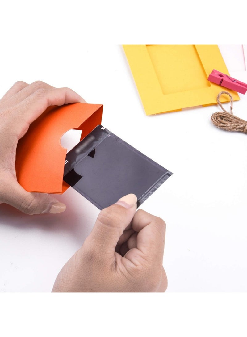 X-level Mini Picture Frame Wall Decor Hanging Display Paper Photo Frame Set Compatible with Fujifilm Instax Mini 11 9 8 70 90 26 Camera Films, Mini Link Printer, 30 Piece (Colorful) - Image 2