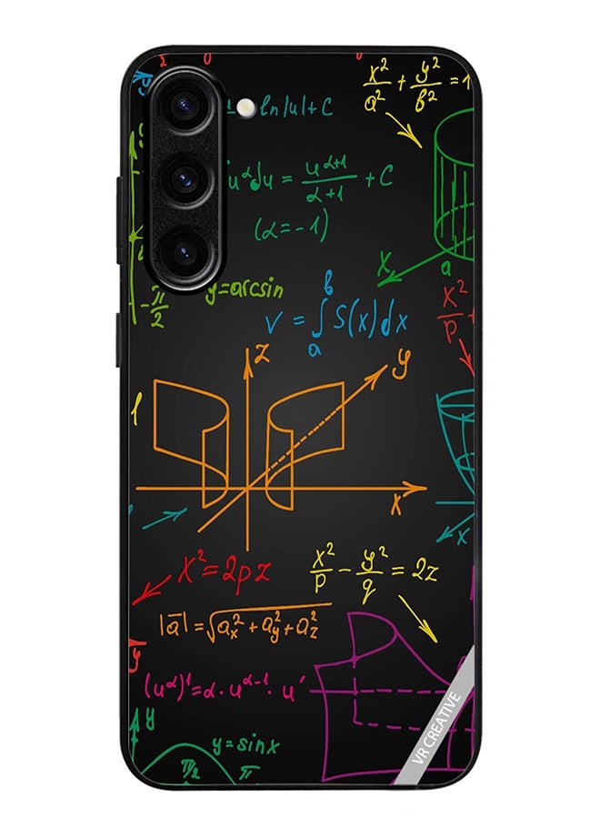VR CREATIVE Protective Case Cover For Samsung Galaxy S24 Math Design Multicolour - Image 1