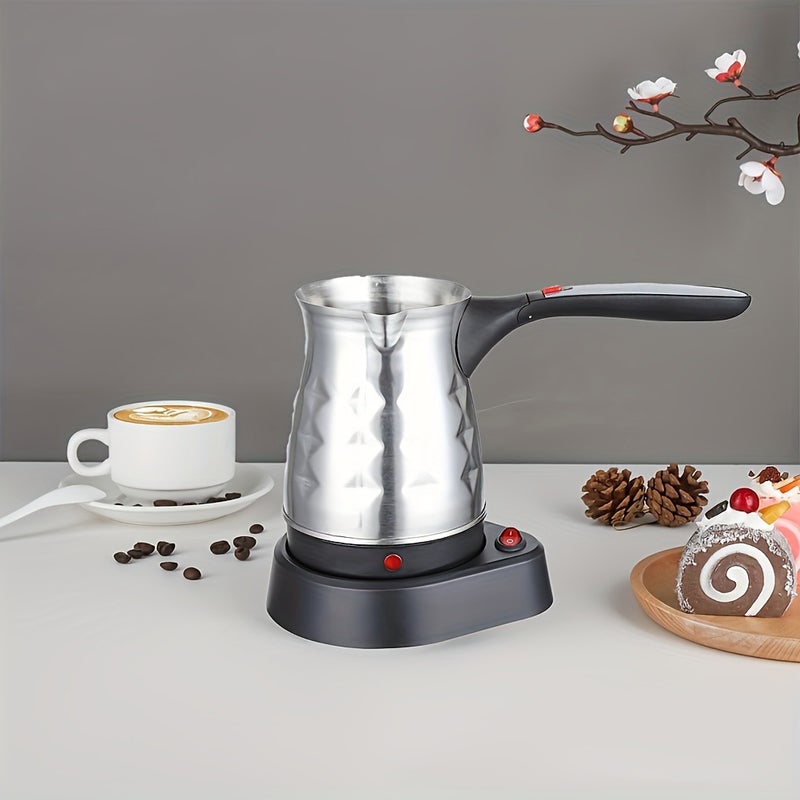 European Standard English Standard Mini Coffee Pot Metal Pot With Handle Portable Electric Turkish Coffee Pot Tea Pot - Image 2