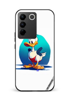 Protective Case Cover For Vivo V27 Pro Donald Duck Design Multicolour