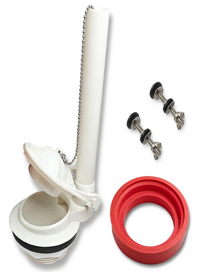 Yigiao Toilet Flush Valve for American Standard Champion 4/Titan/Duravit, Flush Valve Replacement Toilet Parts for American Standard 4149a/4215a/4260/4266, Includes Flapper/Gasket/Bolt Kit - Image 1