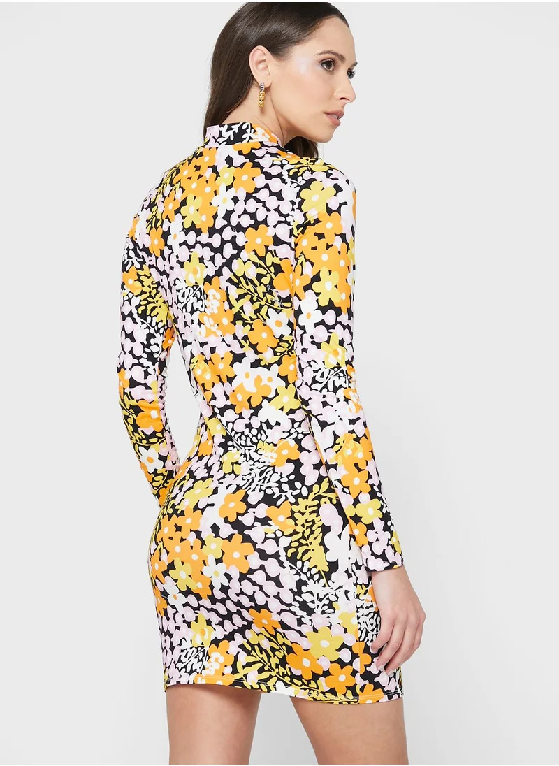 Ted Baker Floral Print Dress