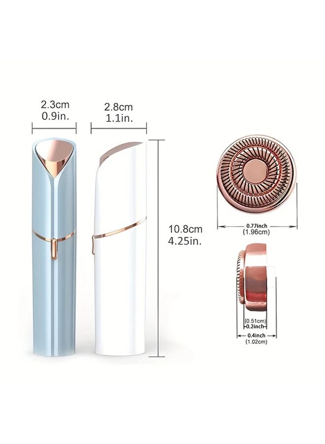 Mint Green Painless Hair Removal Device Portable Facial Body Epilator Lithium Battery - Image 4