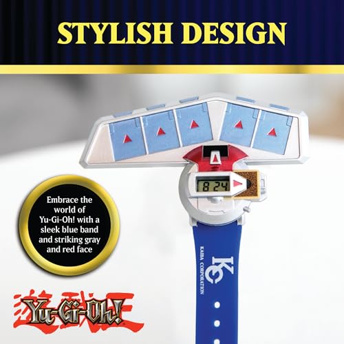 UCC Distributing Yu-Gi-Oh! Duel Disk Watch - Stylish Blue Band with Gray & Red Face - Timepiece for Epic Duels - Perfect for Kid & Adult Collectors - Image 4