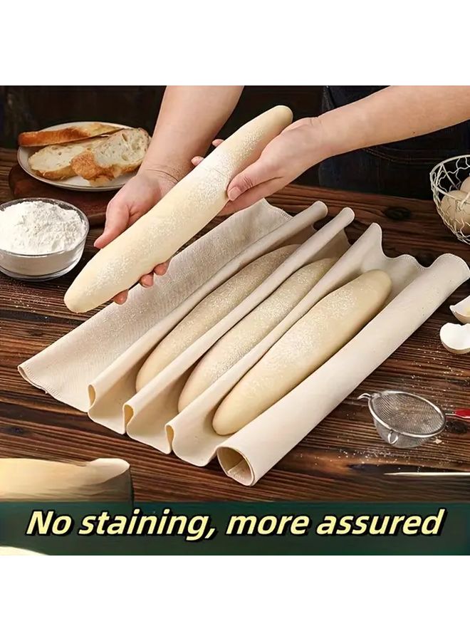 Heavy Duty Bread Proofing Cloth Size S Nonstick Heat Resistant Baking Mat - Image 4