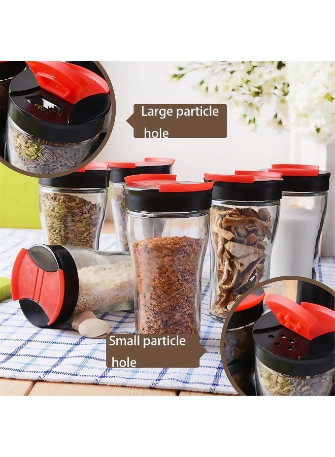 Stand Up Spice Rack Set Creative Rotation Sauce Pot Seasoning Box Glass Home Kitchen Storage Supplies Portfolio Kitchen Shelf  - Image 2