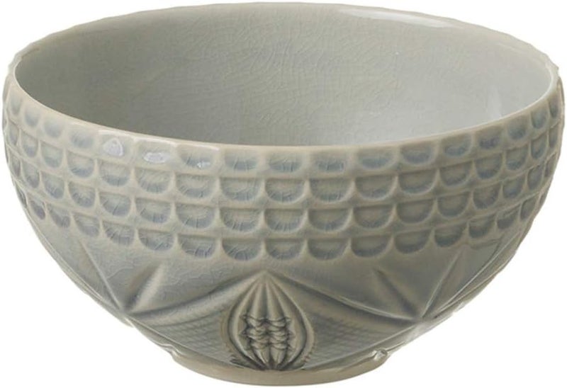 Costa Nova Ceramic Stoneware 20 oz Soup  Cereal Bowl  Cristal Collection Grey  Microwave  Dishwasher Safe Dinnerware  Food Safe Glazing  Restaurant Quality Tableware - Image 1