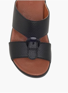 LBL by Shoexpress Boys Textured Slip-On Arabic Sandals with Buckle Accent  - Image 3