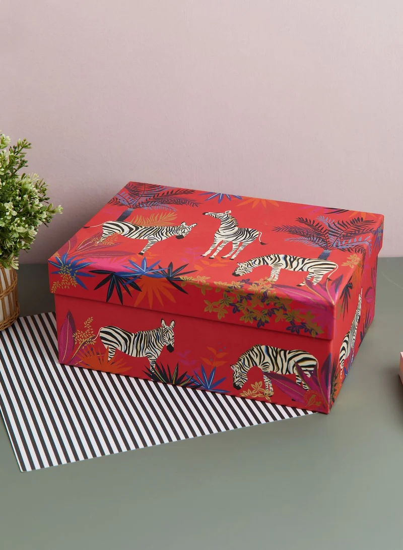 Sara Miller Zebra Large Gift Box