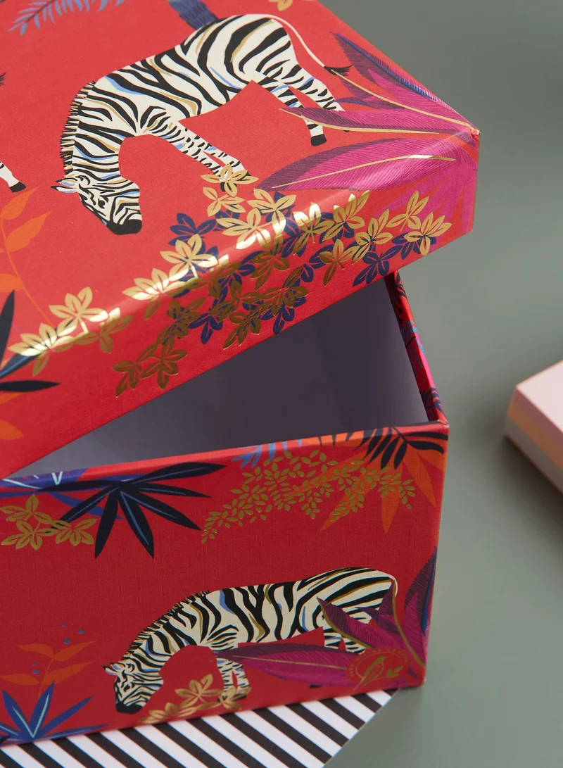 Sara Miller Zebra Large Gift Box