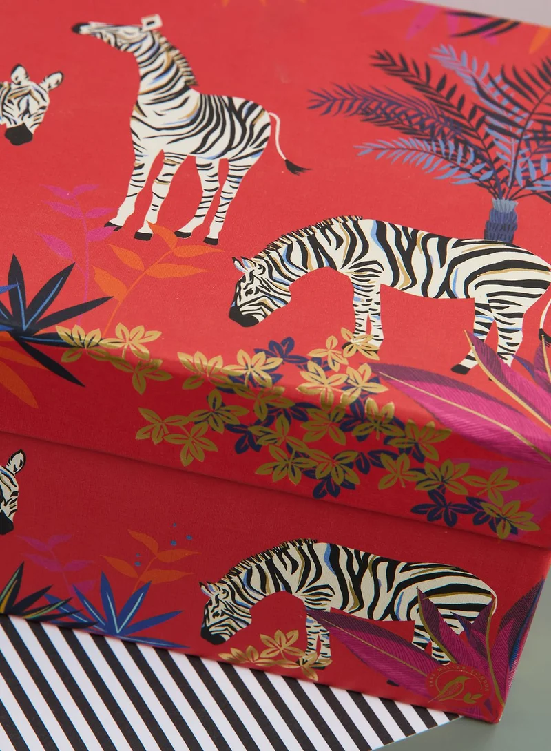 Sara Miller Zebra Large Gift Box