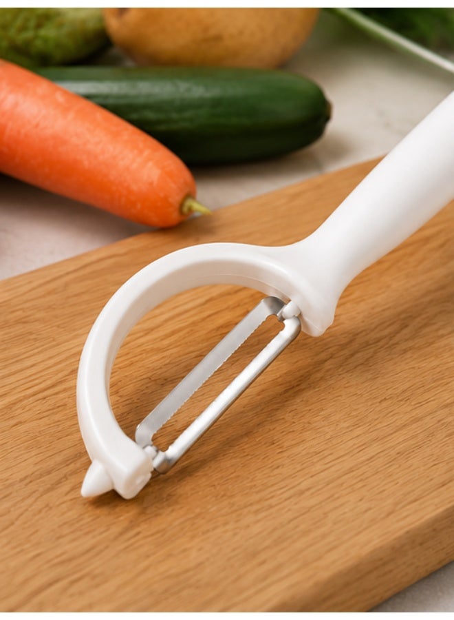 Professional Stainless Steel Vegetable & Fruit Peeler – Multi-Purpose Vertical Kitchen Peeler with Sharp Blade for Potatoes, Carrots, Cucumbers & Fruits - Image 2