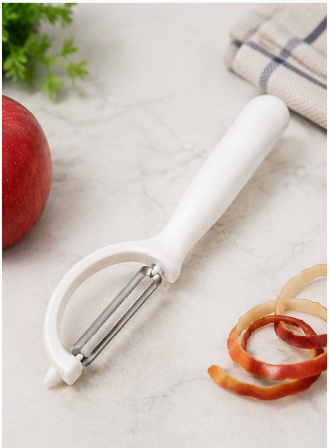 Professional Stainless Steel Vegetable & Fruit Peeler – Multi-Purpose Vertical Kitchen Peeler with Sharp Blade for Potatoes, Carrots, Cucumbers & Fruits - Image 3