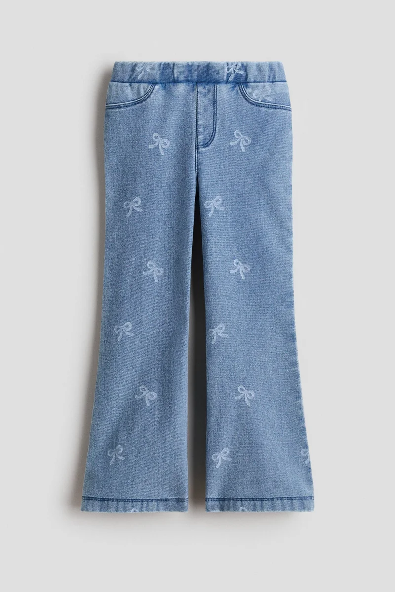 اتش اند ام جغينغز واسع بمظهر الدنيم