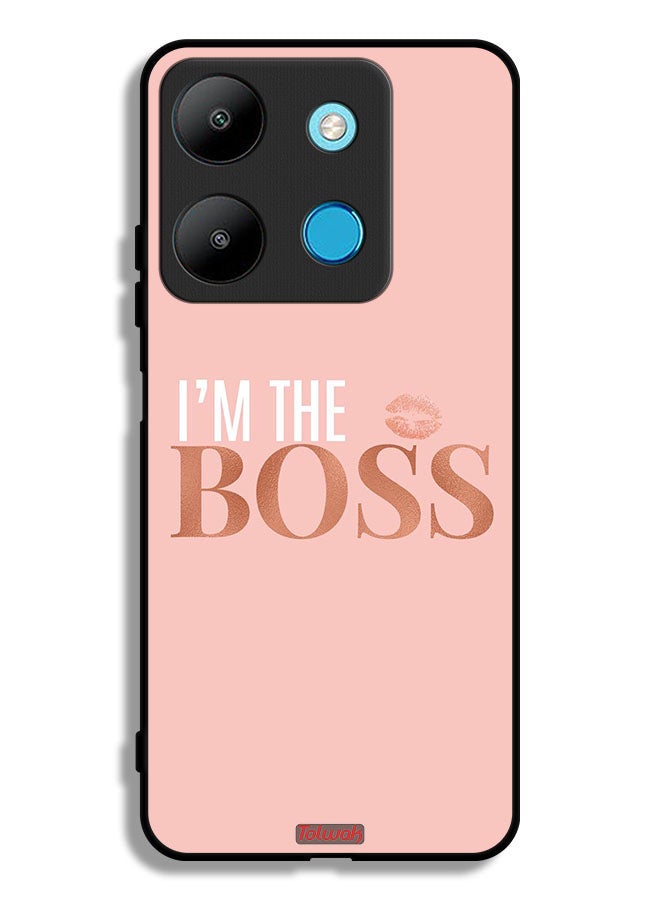 Tolwak Infinix Smart 7 Protective Case Cover I Am The Boss - Image 1