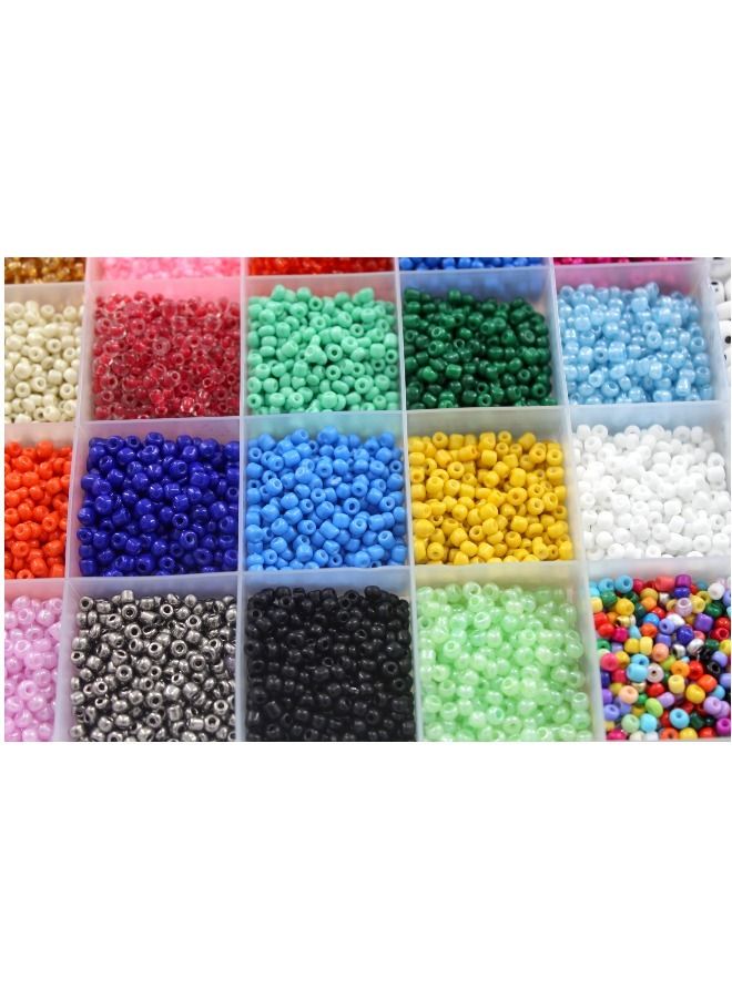 child toy Colourful Bracelet Beads And A-Z Alphabet Letter Art Starter DIY Bead Making Kit For Kids  - Image 2