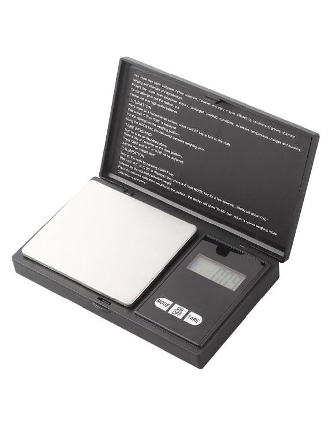نيبمينينت ميزان لقياس وزن المجوهرات رقمي محمول أسود/فضي 12.8x1.8x7.6سنتيمتر - Image 4