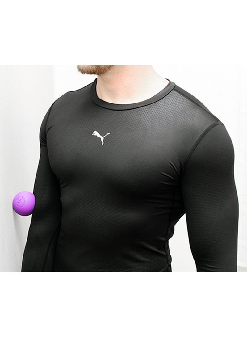 Muscle Relaxation Exercise Yoga Fitness Massage Ball (Purple) - Image 5