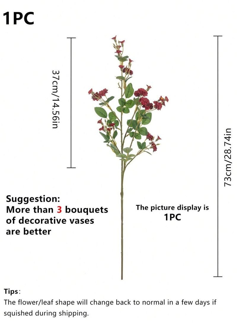 3PC Artificial Rose Bouquet For Home, Wedding, Garden, Birthday, Party Decorations And Photo Props, Valentine Day, Gift - Image 2