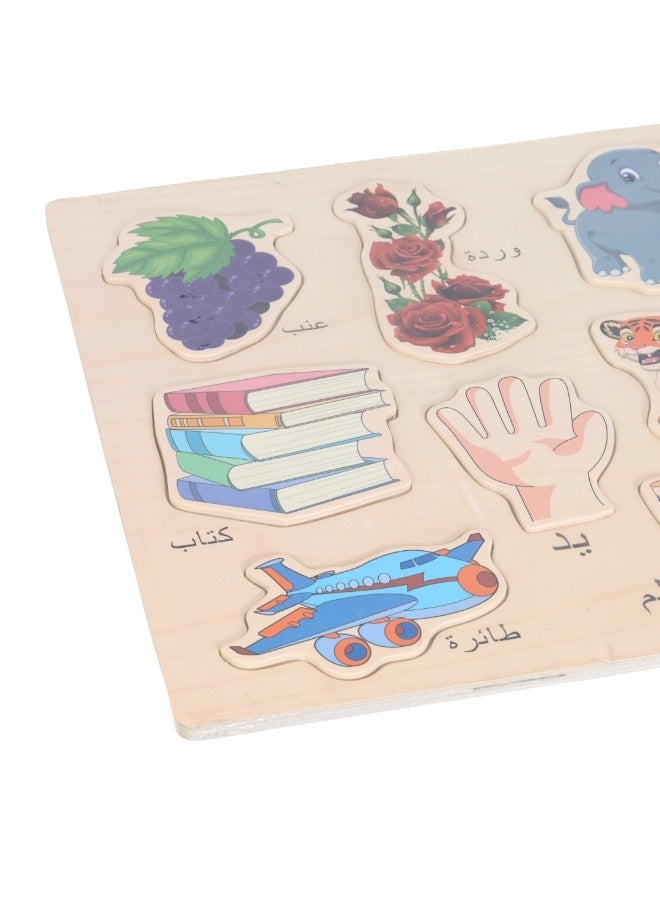 Wooden Educational Toys – Alphabet and Shape Puzzle - Image 3