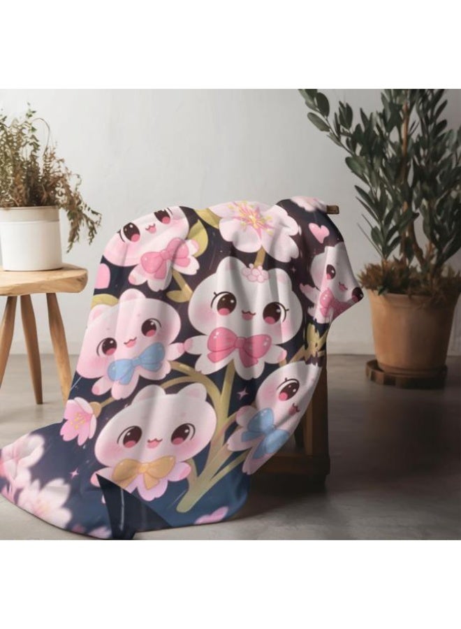 general Wisdom Fairy (latest) flannel thin blanket (warm and comfortable, suitable for sleep, game use, dust and sandproof) 150cm*200cm - 90 - Image 3