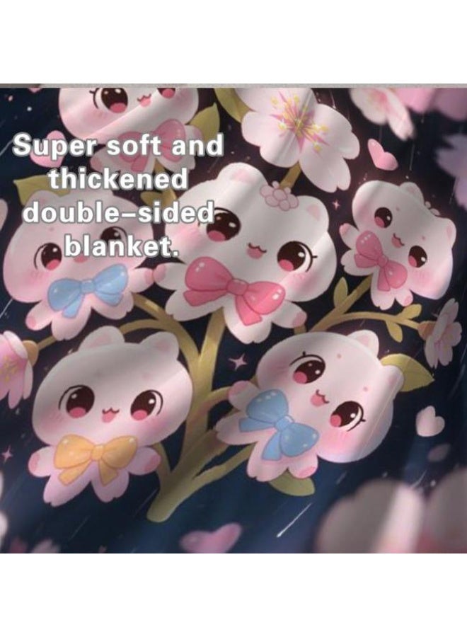 general Wisdom Fairy (latest) flannel thin blanket (warm and comfortable, suitable for sleep, game use, dust and sandproof) 150cm*200cm - 90 - Image 5