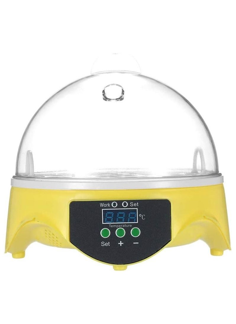 VITION - VITION 7 Eggs Mini Digital Egg Incubator Hatcher Transparent Eggs Hatching Machine Automatic Temperature Control for Chicken Duck Bird Eggs - Image 1
