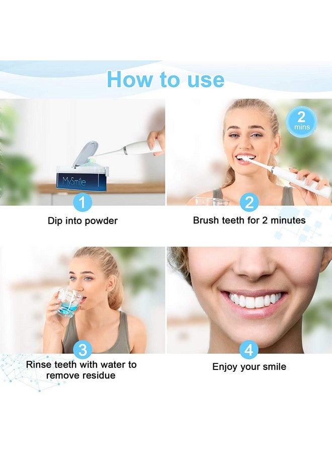 MySmile Teeth Whitening Powder For Tooth Whitening Toothpaste Natural Powder Teeth Whitener Enamel Safe Whitening Tooth Cleaning Powder Tooth Stain Remover And Polisher Fresh Mint - Image 5