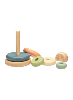 pearhead Wooden Stacking Toy, Tower  - Image 2
