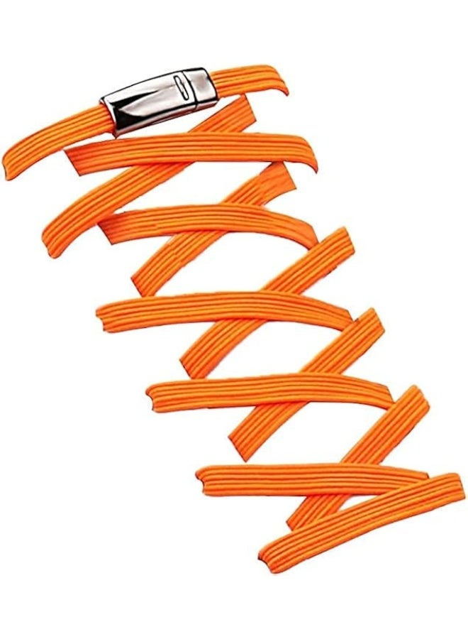 أمازينج. إي جي بي أربطة حذاء معدنية بقفل مغناطيسي مرن بدون ربط، أربطة مسطحة، للأطفال والبالغين والمراهقين (زوج واحد) من ذا باك - Image 1