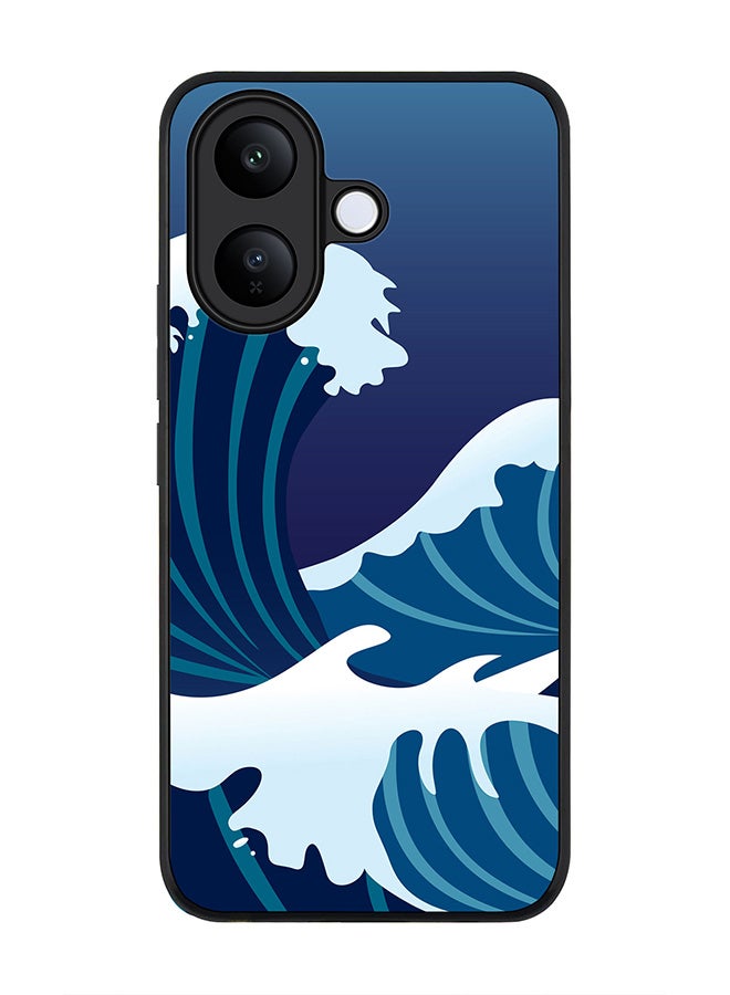 For vivo V60 Lite 5G / V60 Lite 4G Case,Slim fit Camera Protection, Shockproof Thin Phone cover  - Japanese Sea